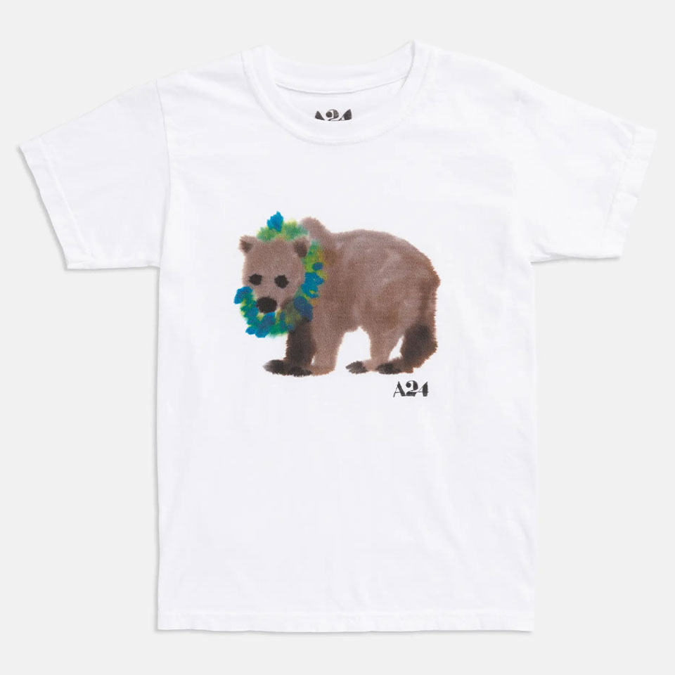 A24 x Rop van Mierlo Bear Watercolor Kids Tee