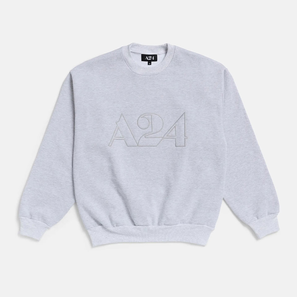 Grey Logo Outline Crewneck