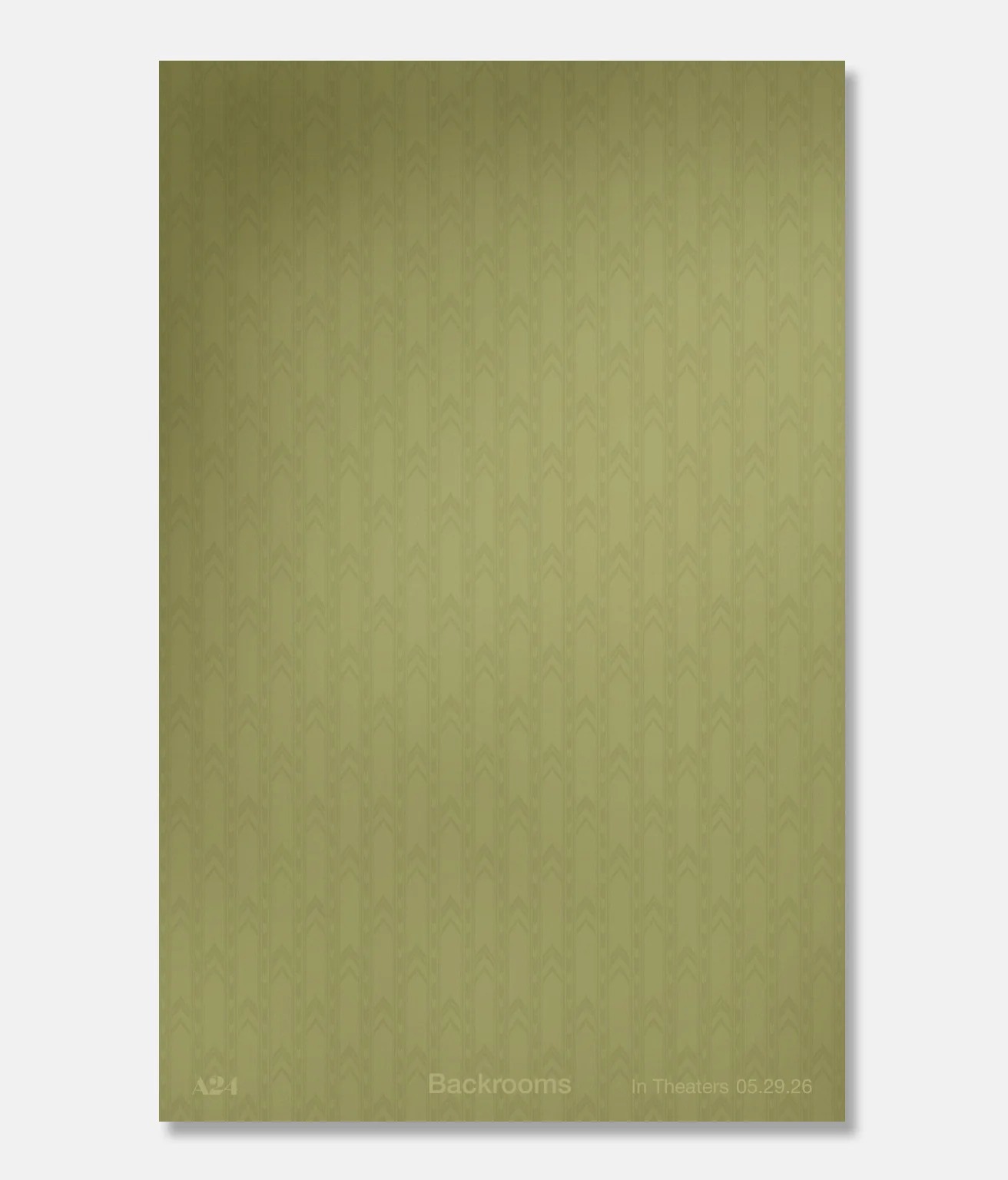 Backrooms Adhesive Poster