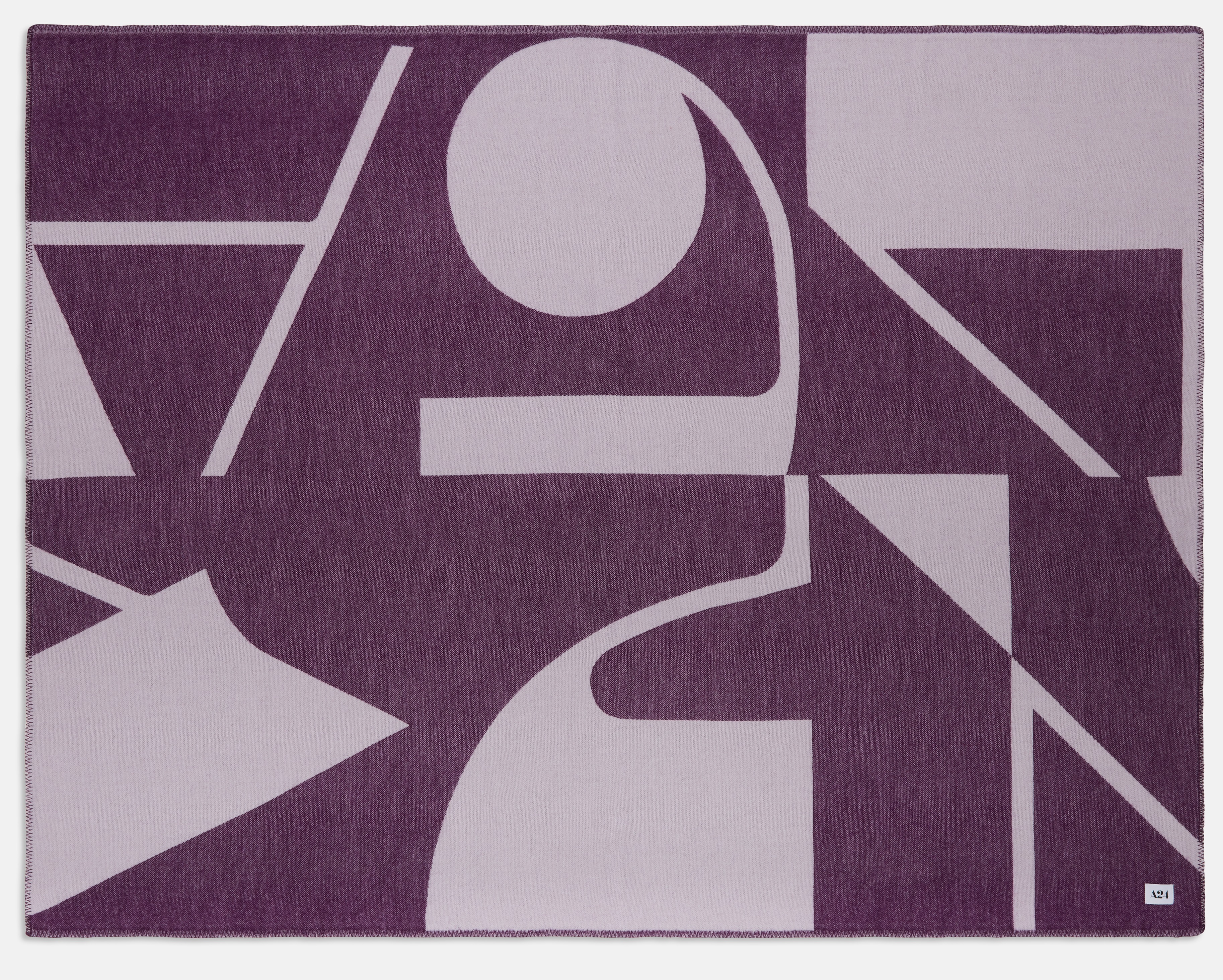 Purple Logo Scramble Blanket